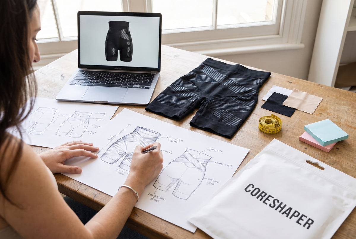 Physiotherapeutisch inspirierter Halt, den keiner als Shapewear erkennt.